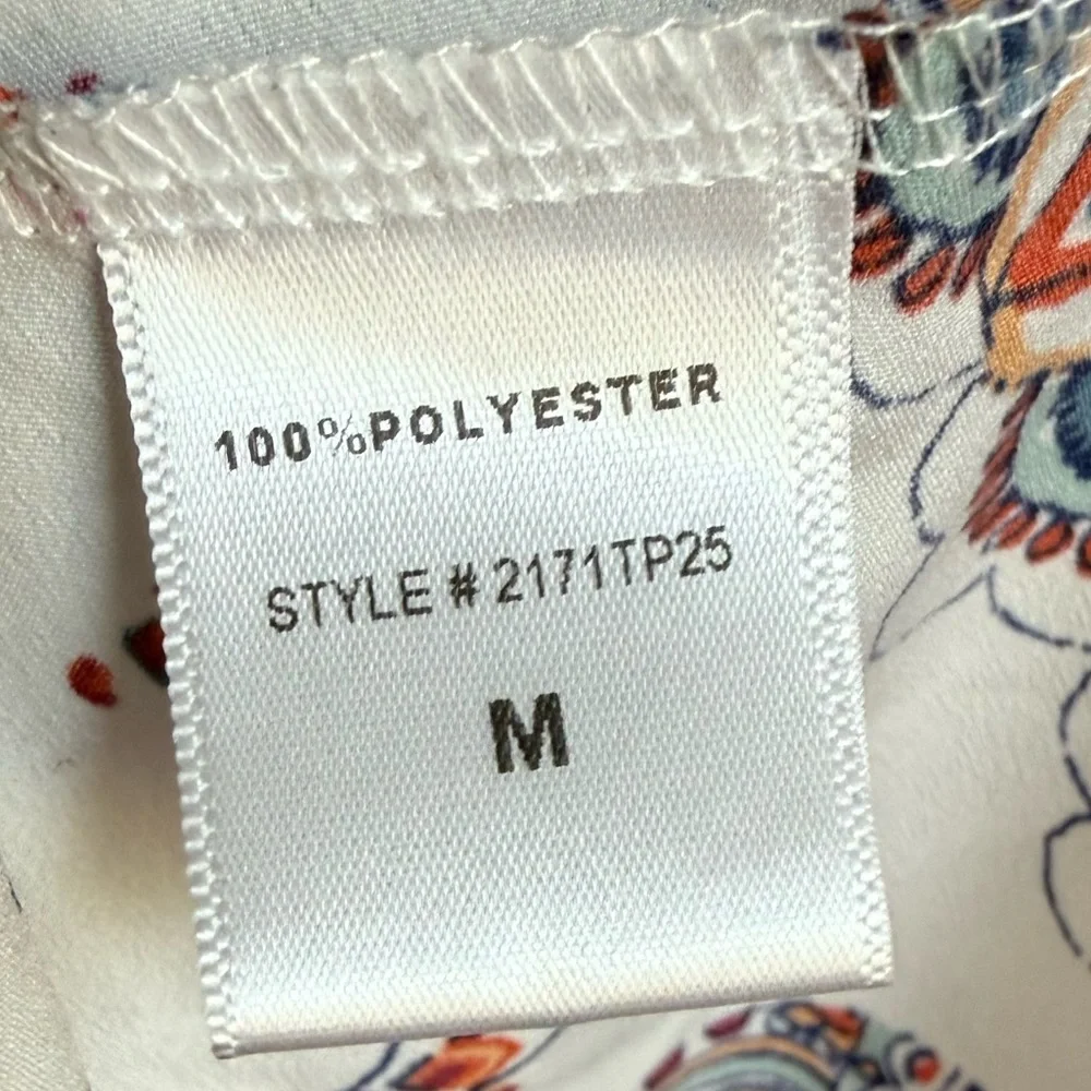 Verse Multicolor Mandala Print Sleeveless Boho Blouse - Picture 7 of 7